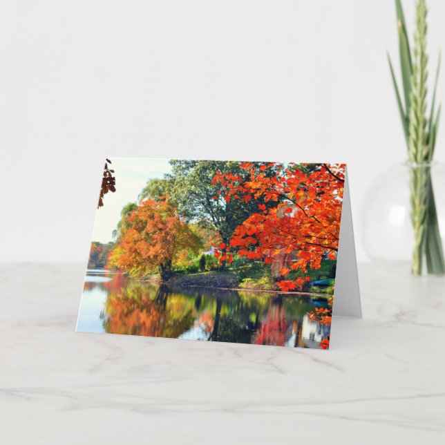 CARTE COULEURS D'AUTOMNE (Devant)