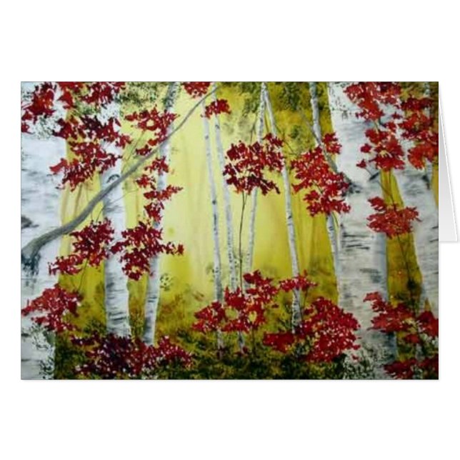 Carte Couleurs de chute de couleur (Devant horizontal)