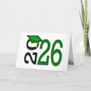 Carte Couleurs de l'école verte et noire pour la remise