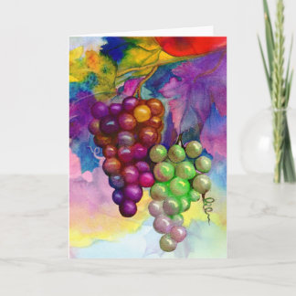 Carte Couleurs de vigne d'automne