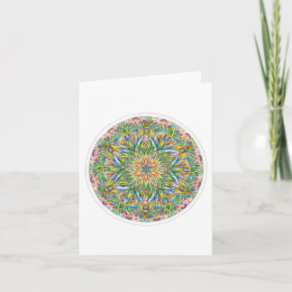 Carte Couleurs d'un jardin (carte pour notes)