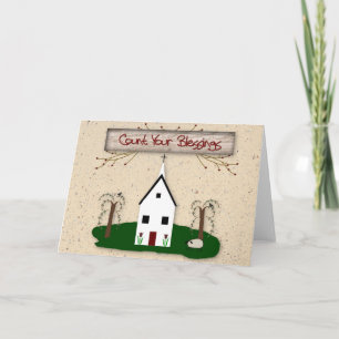 Carte Count Your Blessings