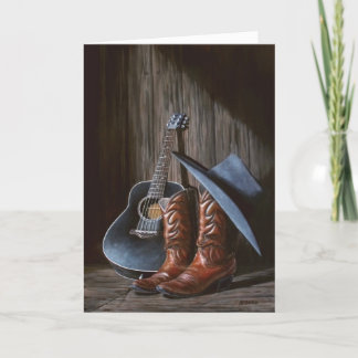 Carte Country Music "Boots"