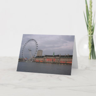 Carte County Hall et London Eye Greeting Card