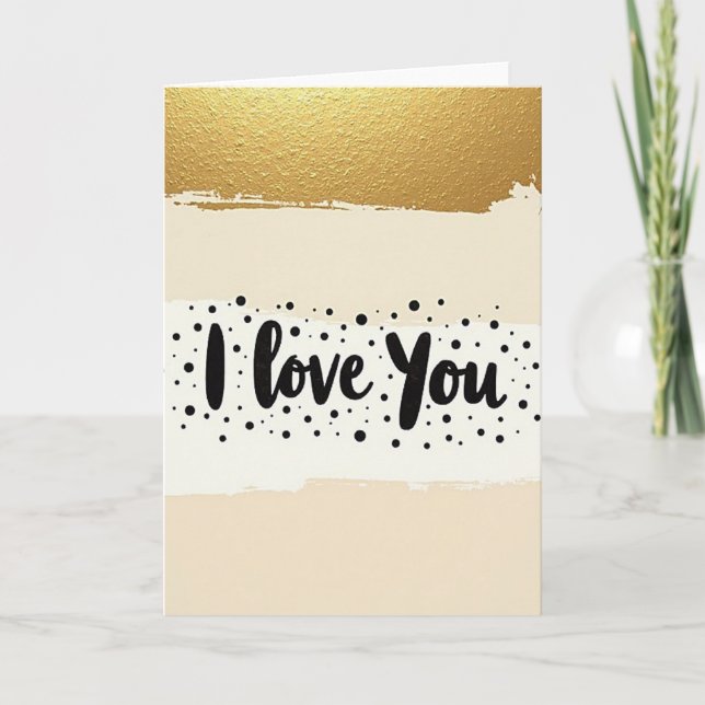 Carte Coup de Foudre Je T'Aime (Devant)