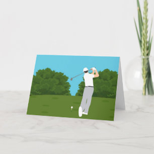 Carte Coup de golf AJOUTEZ VOTRE TEXTE