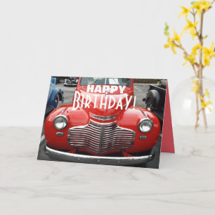 Carte Coupe Chevy de Birthday