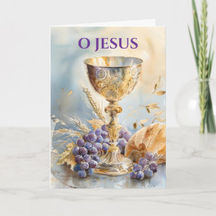 Carte Coupe de l'anniversaire de l'ordination sacerdotal