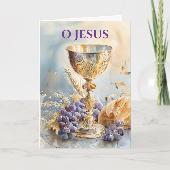 Carte Coupe de l'anniversaire de l'ordination sacerdotal (Devant)