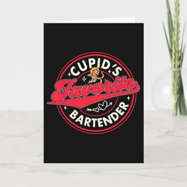 Carte Coupe du barman de la Saint-Valentin préférée de C (Devant)