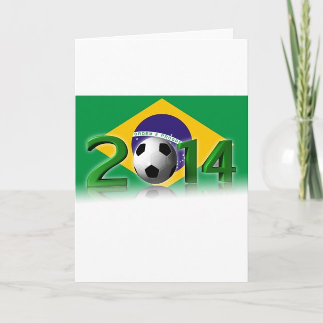 Carte Coupe du monde de football 2014 (Devant)