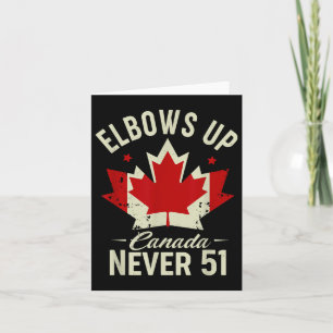 Carte Coupe le Canada Jamais 51 Le drapeau du Canada est