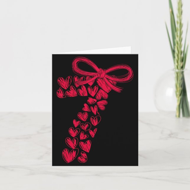 Carte Couple 7 67 - Cute Six Seven Hearts Matching 67 Va (Devant)