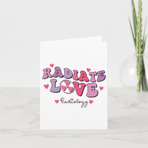 Carte Couple drôle de la Saint-Valentin Radiologie Techn