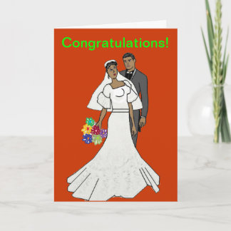 Carte couple ethnique