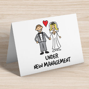 Carte Couple mariage - Sous la nouvelle gestion
