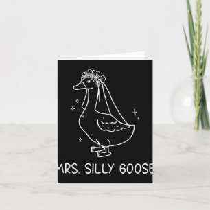 Carte Couple marié Correspondant Mme Goose Newlysée