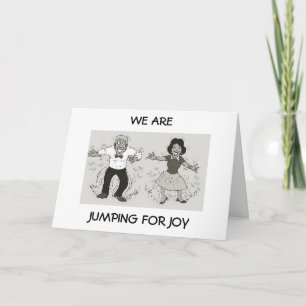 CARTE COUPLE SE SAUTE POUR JOUER À VOTRE ANNIVERSAIRE