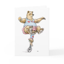 Carte Couple Valentine Acrobat
