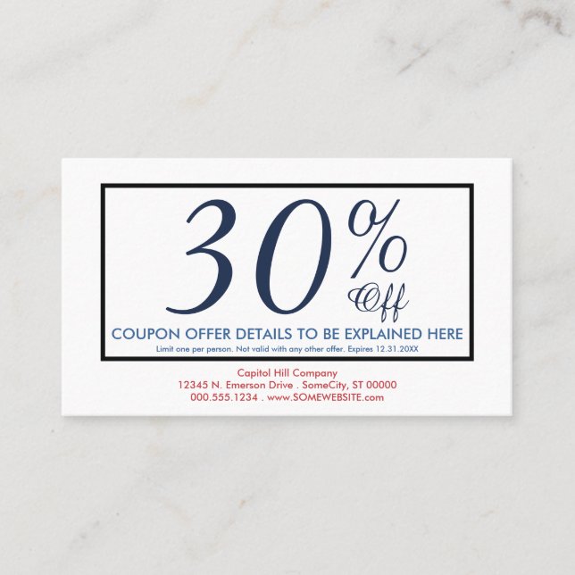 carte coupon de la statue de la liberté (Devant)