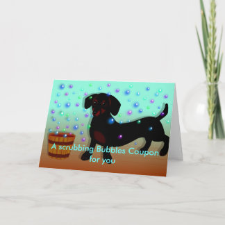 Carte Coupon fête des pères