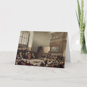 Carte Cour de l'Échiquier, Westminster Hall