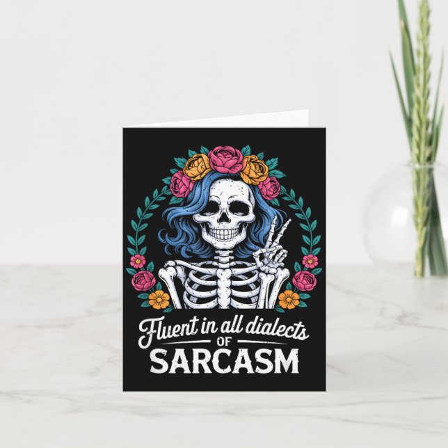 Carte Courant dans tous les dialectes du sarcasme Citati (Devant)