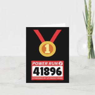 Carte Coureur demi-marathon Halloween Costume 1