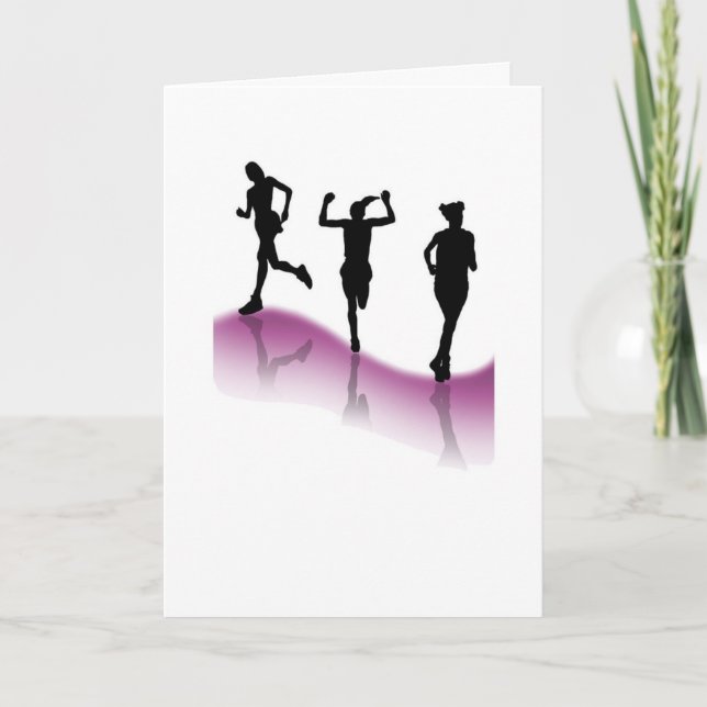 Carte Courir pour la vie 2 (Devant)