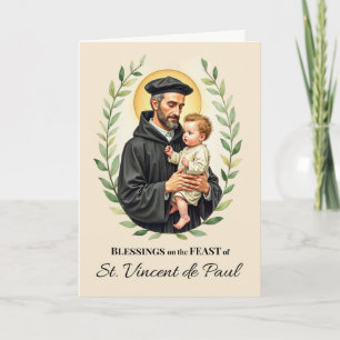 Carte Couronne de bénédictions pour la fête de Saint-Vin