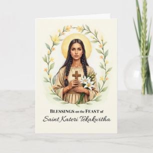 Carte Couronne de bénédictions pour la fête de Sainte Ka