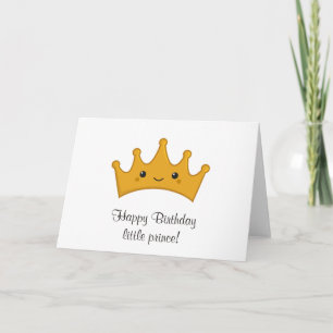 Carte Couronne de Kawaii
