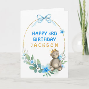 Carte Couronne d'or d'ours