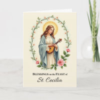 Couronne florale pour la fête de Sainte-Cécile