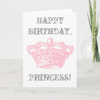 Carte Couronne rose