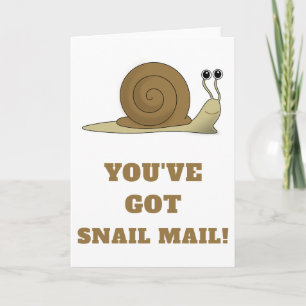Carte Courrier Mignon Drôle Rétro