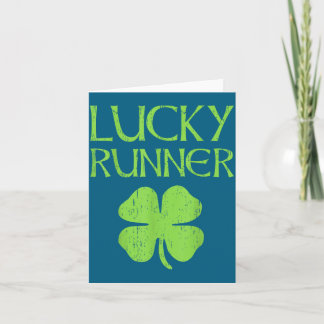 Carte Course à l'irlandaise de la Saint-Patrick pour les