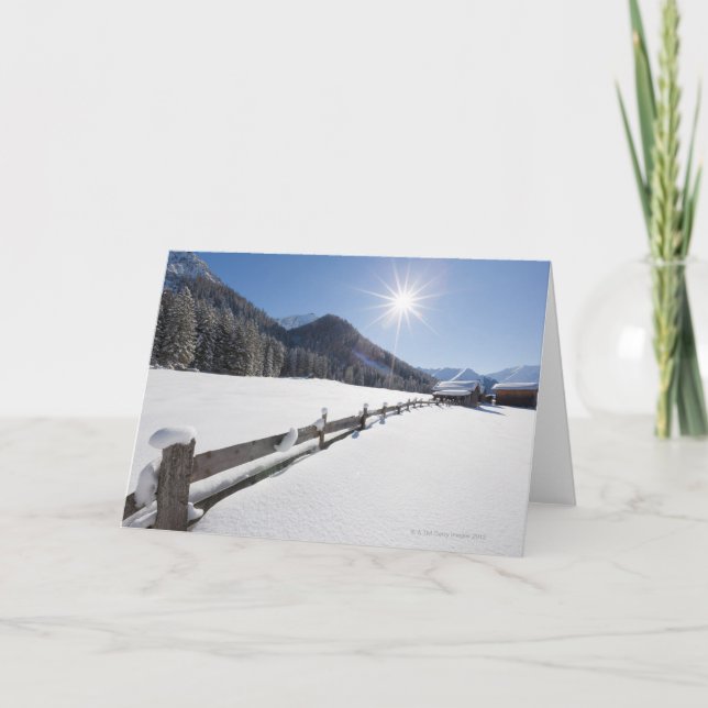 Carte course de ski de fond fraîchement préparée dans un (Devant)