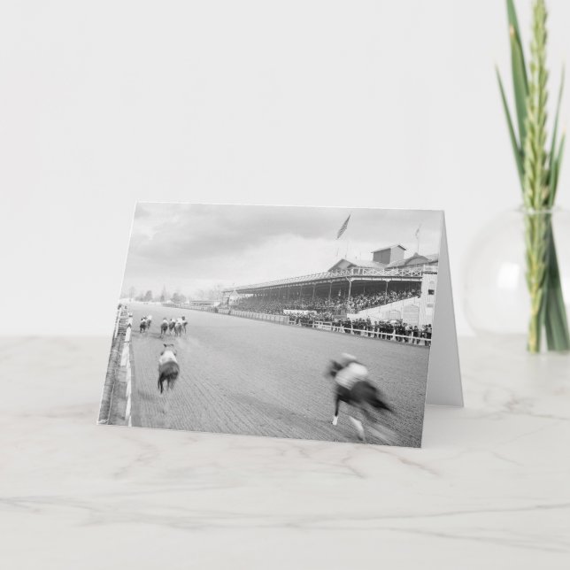 Carte Course du cheval à la Nouvelle-Orléans, 1906 (Devant)