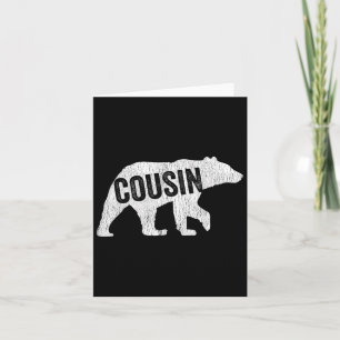 Carte Cousin Bear Matching Famille Camping Bear Funny Co