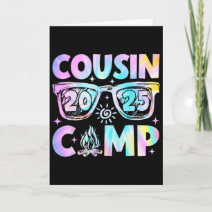Carte Cousin Camp 2025 Vacances en famille Camping d'été