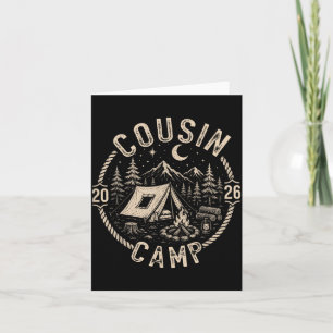 Carte Cousin camp 2026 vacances familiales d'été camping