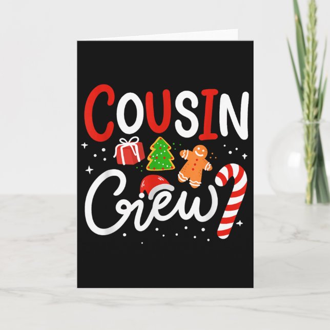 Carte Cousin Crew Family Christmas Pajamas  (Devant)
