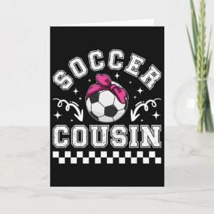 Carte Cousin de footballeur Cousin fier d'un cousin de f