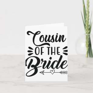 Carte Cousin De La Mariée Mariage Fête Famille Mariage S