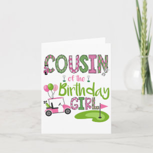 Carte Cousin De L'Anniversaire Girl Trou Dans Un Amoureu