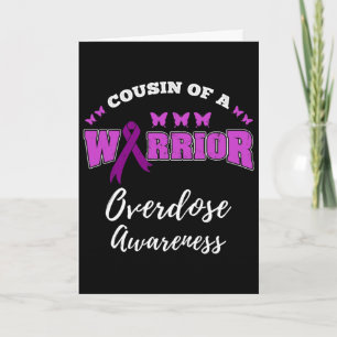 Carte Cousin d'un guerrier Sensibilisation aux surdoses