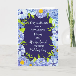 Carte Cousin et son mari Félicitations pour le mariage