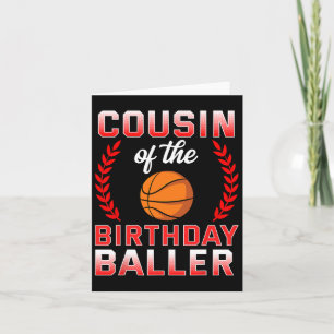 Carte Cousin Of The Birthday Boy Bysketbyll Anniversaire