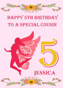 Cartes Cousine Fille D Anniversaire Zazzle Fr